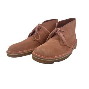 Clarks Originals Womens Suede Desert Boots Size 6 Rose‎ Pink
